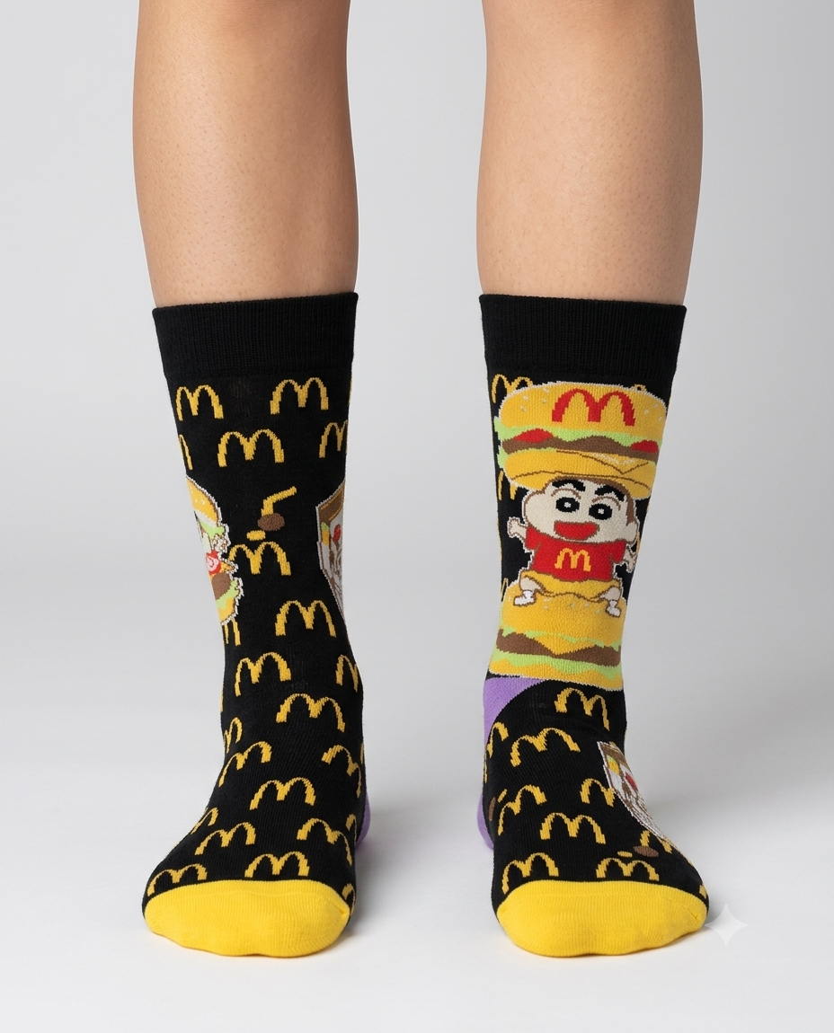 Crayon Shin-Chan x McDonald Socks