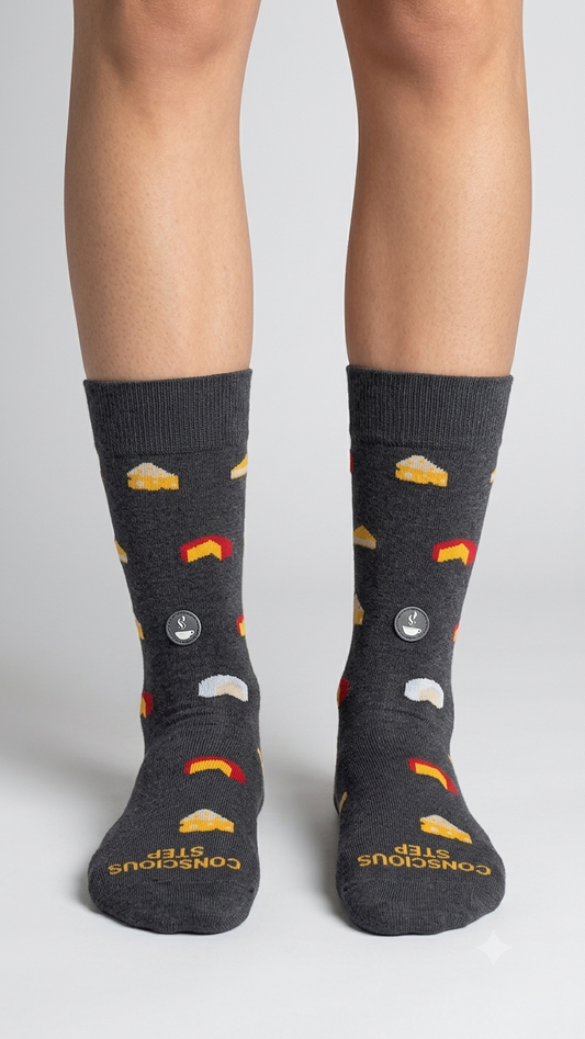 Socks that Provide Meals (Gray Cheese)